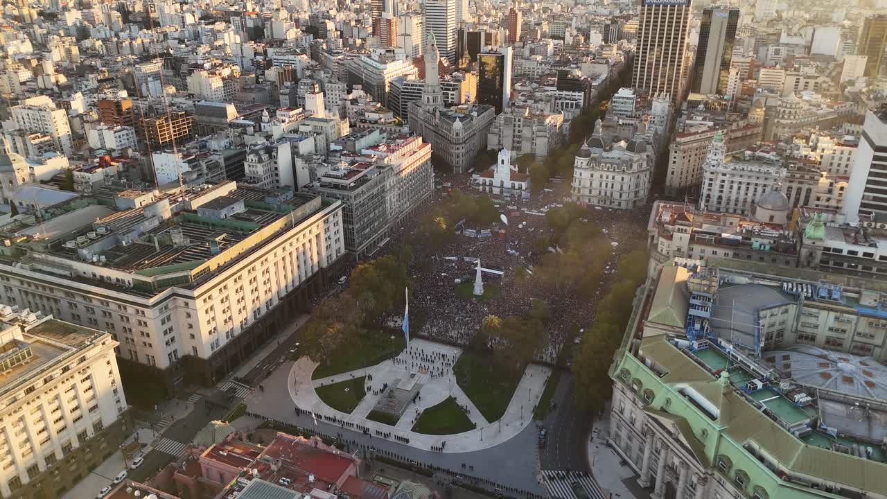 protesta en argentina contra el presidente milei