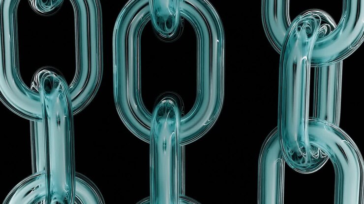 Translucent Glass Chain Links