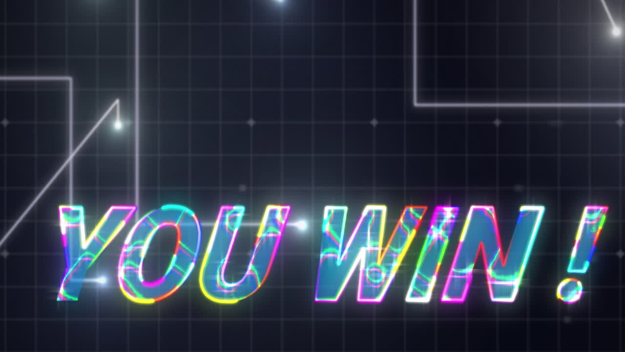 texto de inicio y fondo futurista