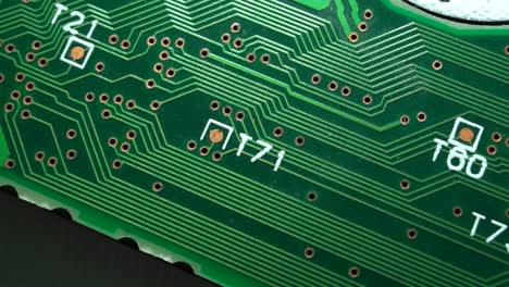 close up of a computer motherboard for computer processing