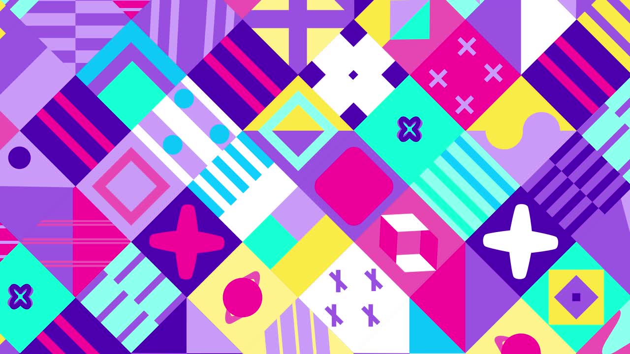 Animated Loop Shape Background