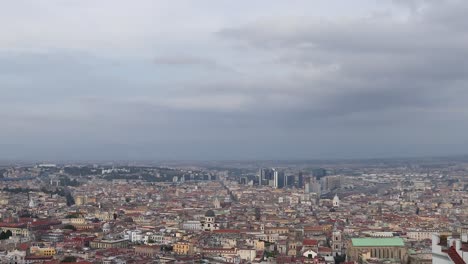 time-lapse of naples cityscape with changing sky