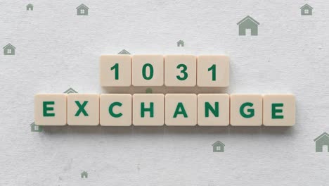 Concept-Of-1031-Exchange-In-Real-Estate-With-House-Icon-Going-Up-In-The-Background