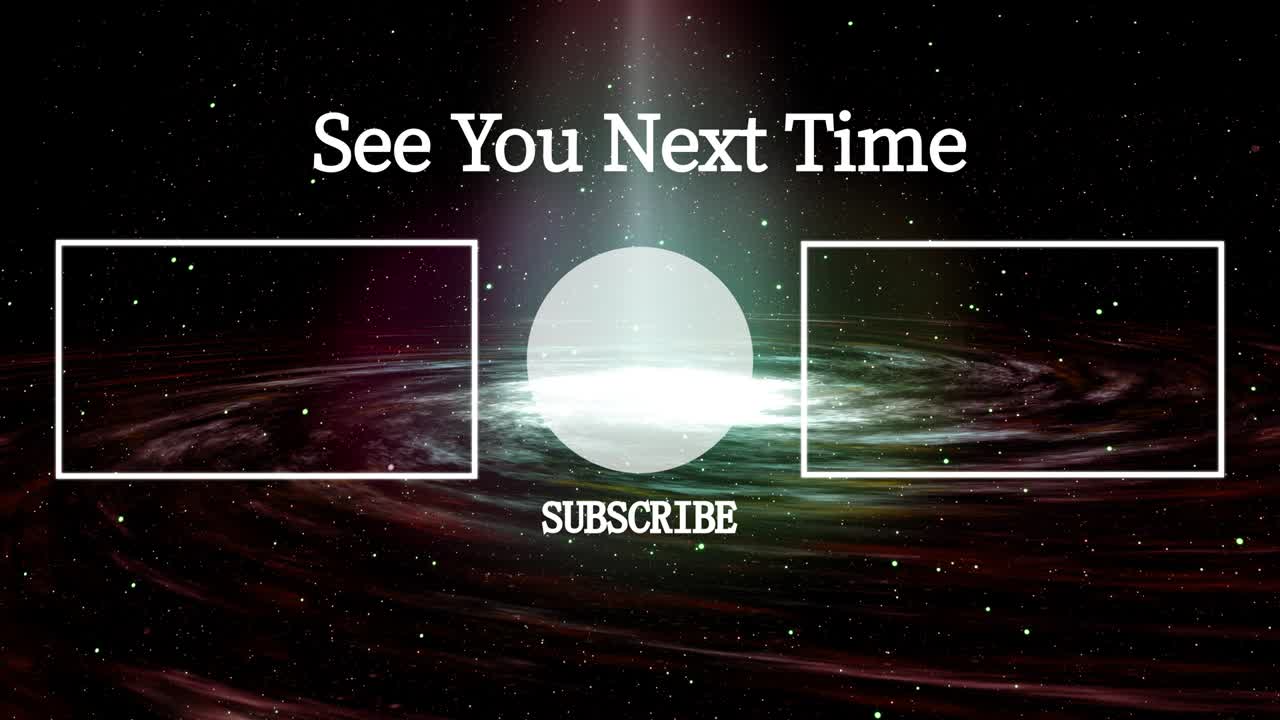 galaxy universe card final pantalla final gráficos en movimiento