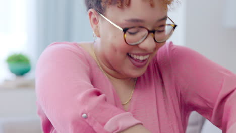 birthday, gift and fashion with a black woman