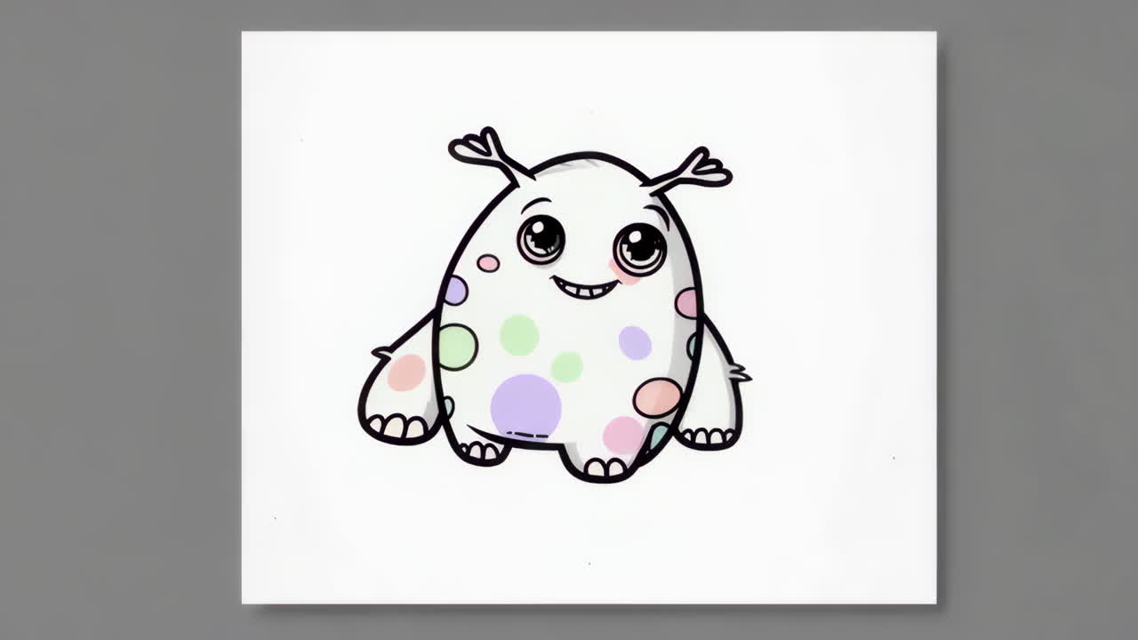 monstruos de dibujos animados