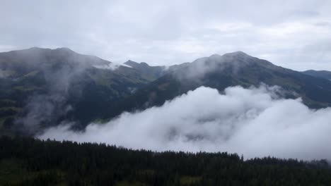 misty mountain landscape