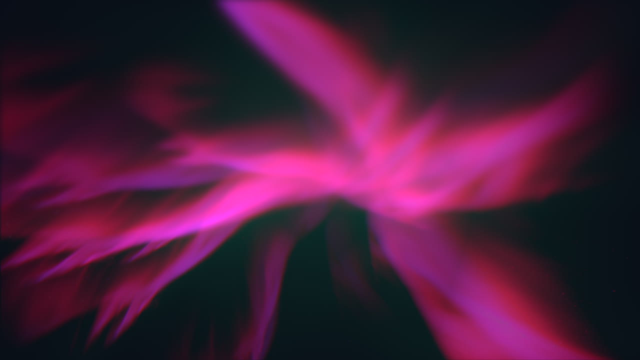 una luz rosada en la oscuridad