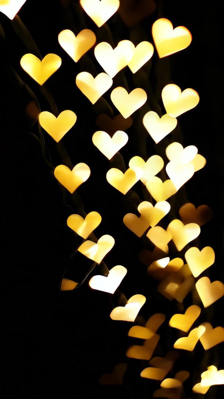 Heart-Shaped Lights Bokeh