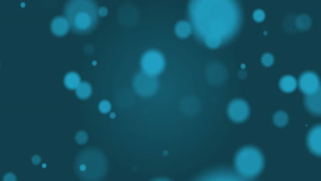 animación de manchas de luz brillantes azules que se mueven en movimiento hipnótico sobre un fondo azul