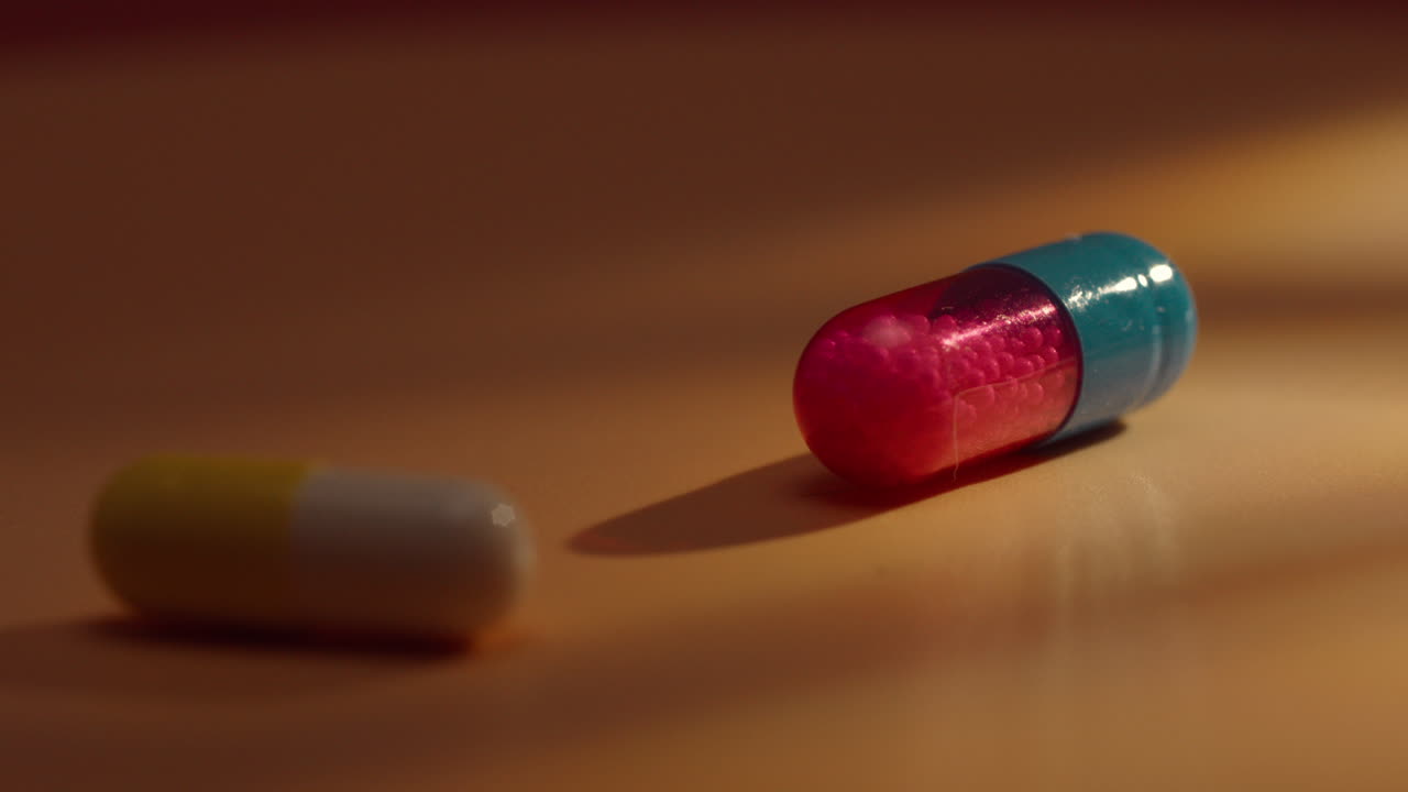 blue pill and red pill matrix concept drug pill life in modern society against government control