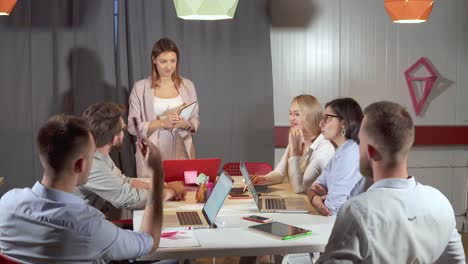 reunión de negocios