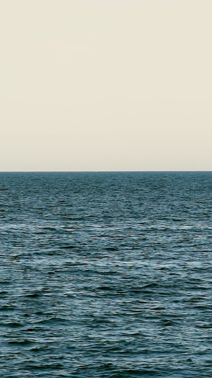 Endless blue water seascape. Blue sea waves soft surface abstract background pattern