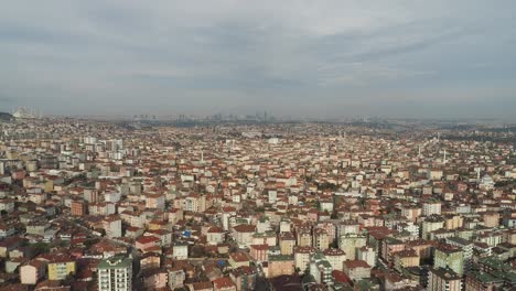 vista aérea del paisaje urbano de estambul