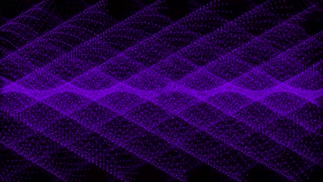 patrón de forma de punto de color púrpura animación gráficos de movimiento