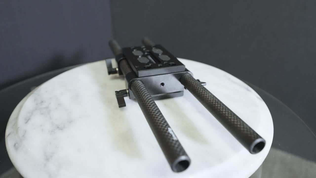 fotografía de cerca de un conjunto de placas de base de la cámara