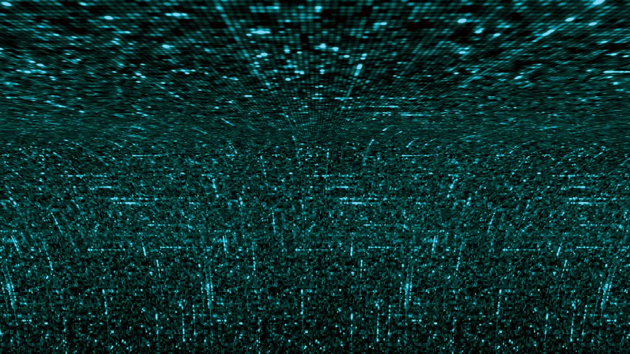 Abstract Digital Matrix Background