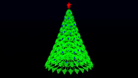navidad de papel verde.
