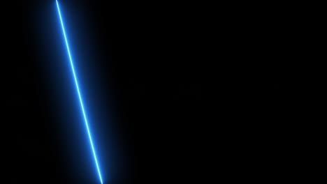 abstract blue light motion.animation of a laser beam on a black background.realistic beam.star fall in night