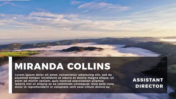 Aerial Landscape Photography with Animation and Sound Production Keywords