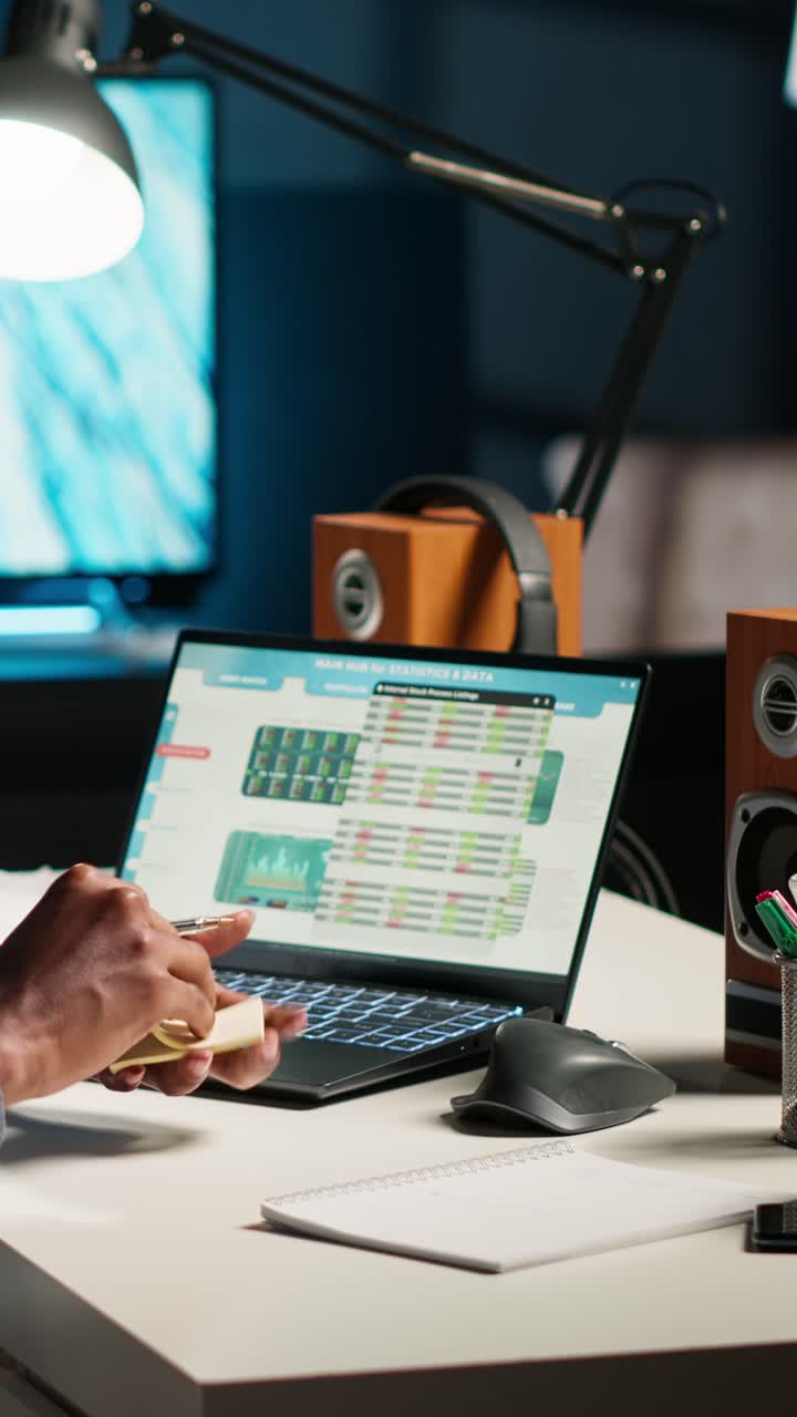 Analyzing Stock Data at Home Office