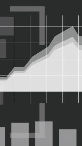 animation of data processing over black background