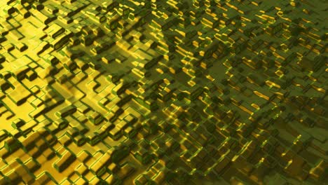 fondo abstracto con cuadrados lisos de cuadrícula púrpura. superficie de estructura celular. plantilla de fondo moderna para documentos, informes y presentaciones. bucle sin costuras animación 3d de 4k
