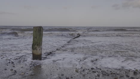 in stormy weather are high waves on the baltic sea