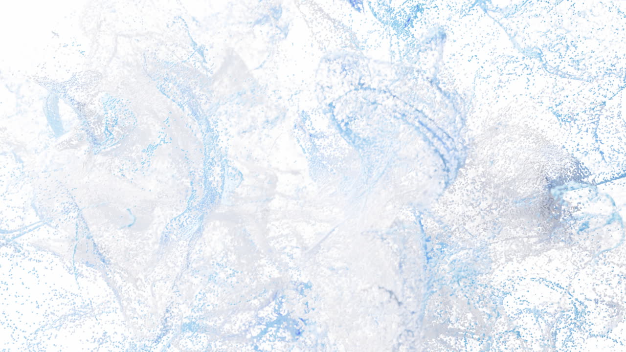 patrón de partículas de onda abstracta, renderización en 3d.