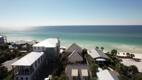 A-Breathtaking-Panorama-of-Beachfront-Community---Drone-Flying-Forward