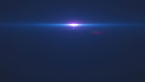 digital animation of spot of light moving against blue background