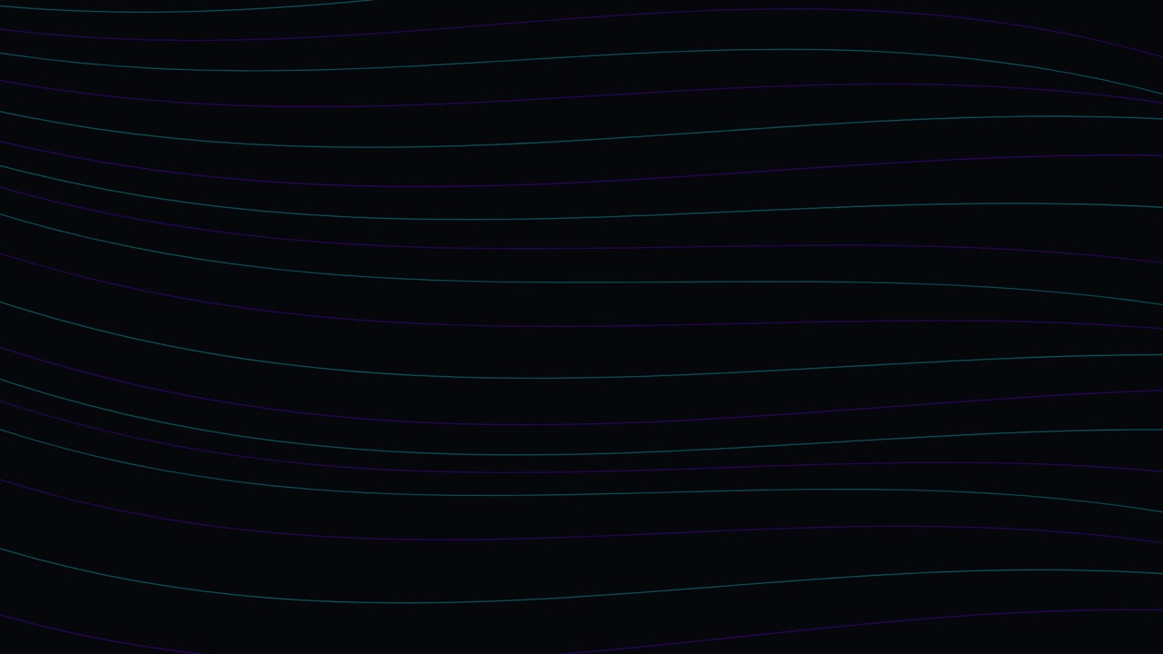 Abstract Background with Flowing Wavy Lines in Dark Tones