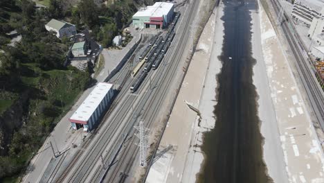 trenes de metro en los angeles