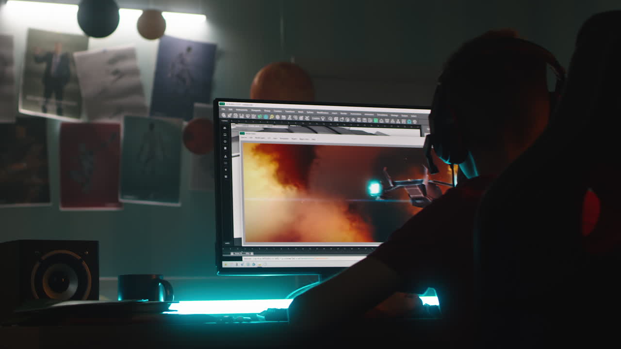 3D Artist at Work