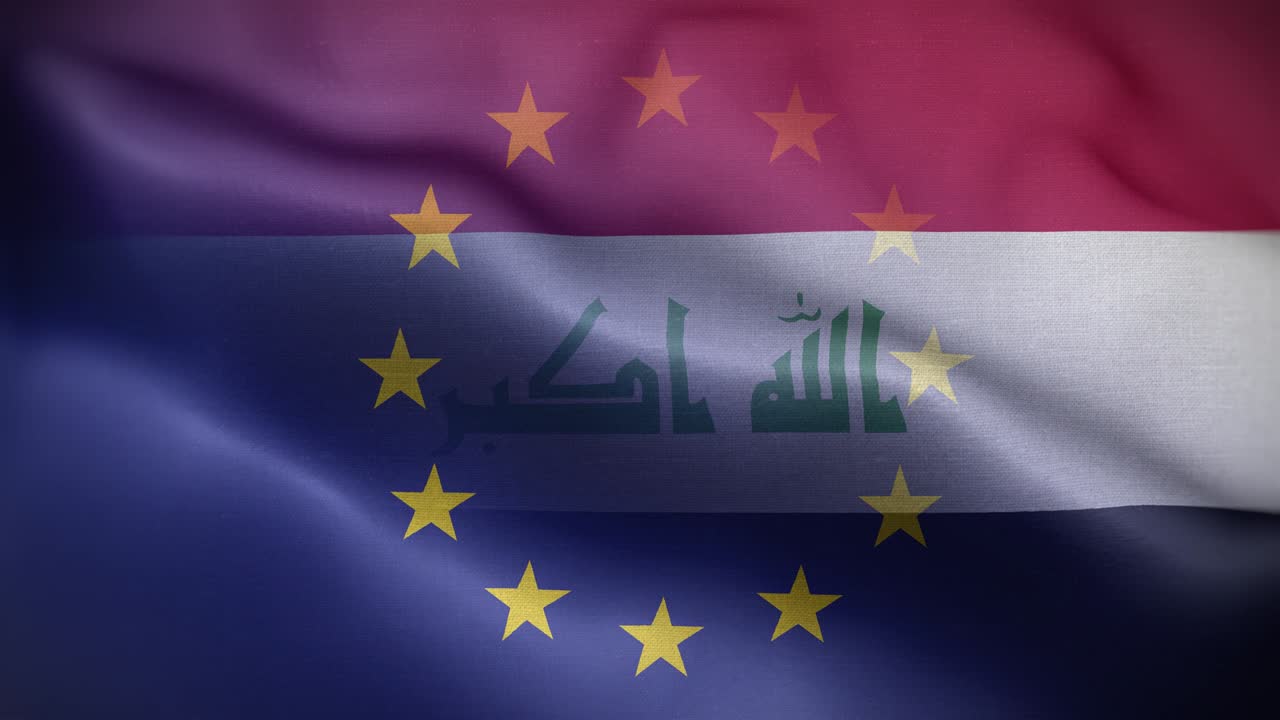 eu 이라크 발 루프 배경 4k