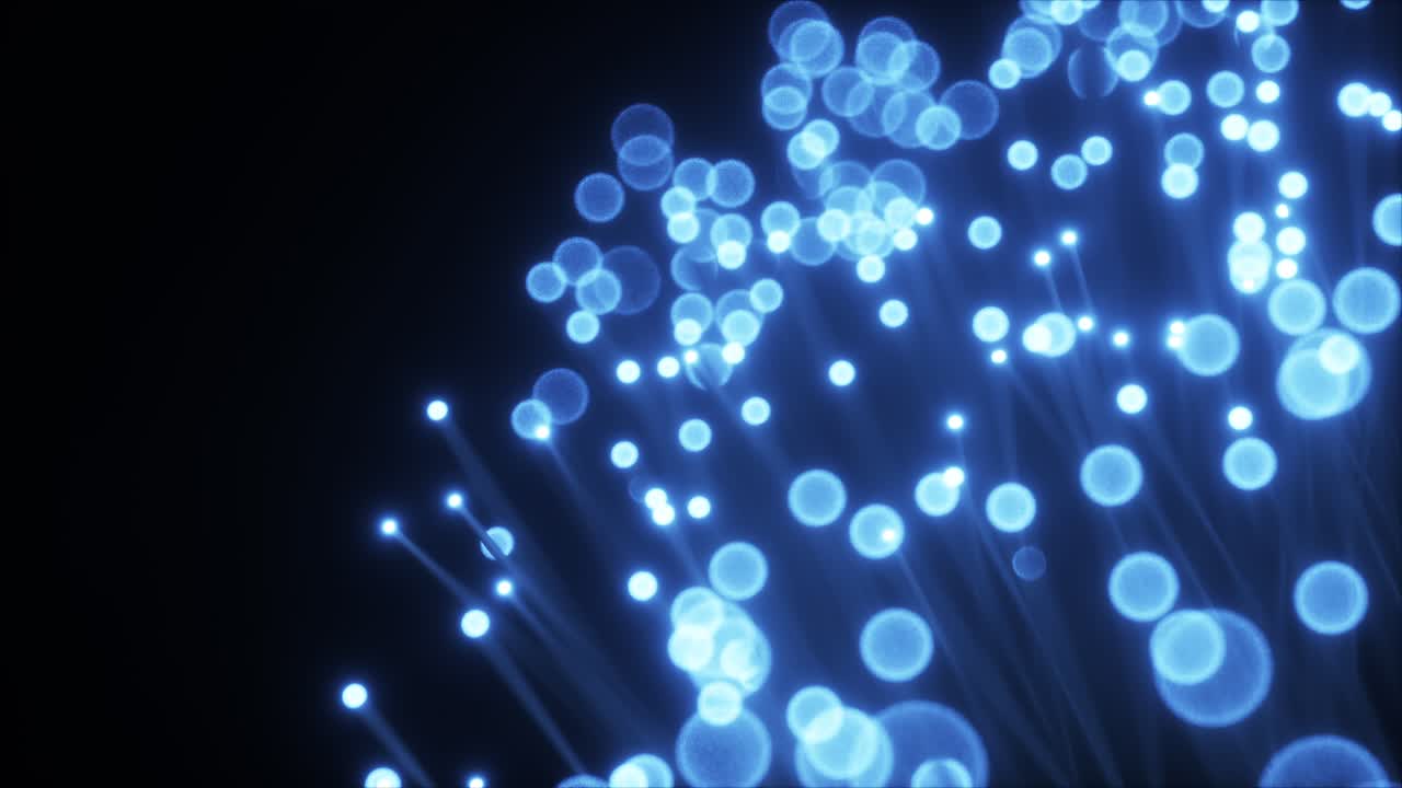 Abstrakt fiberoptik visualisering