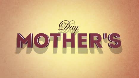 Retro-Mothers-Day-text-on-brown-vintage-texture-in-80s-style