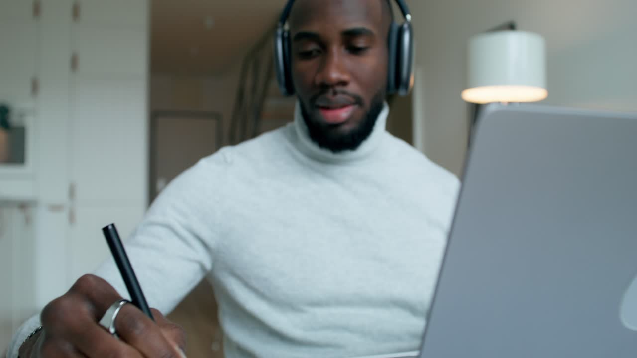 Man Working from Home