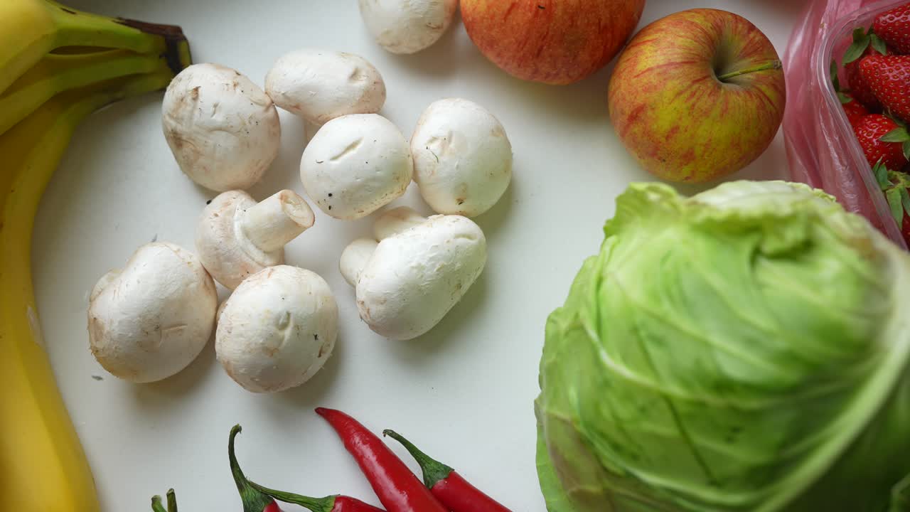 신선한 과일과 채소 품종