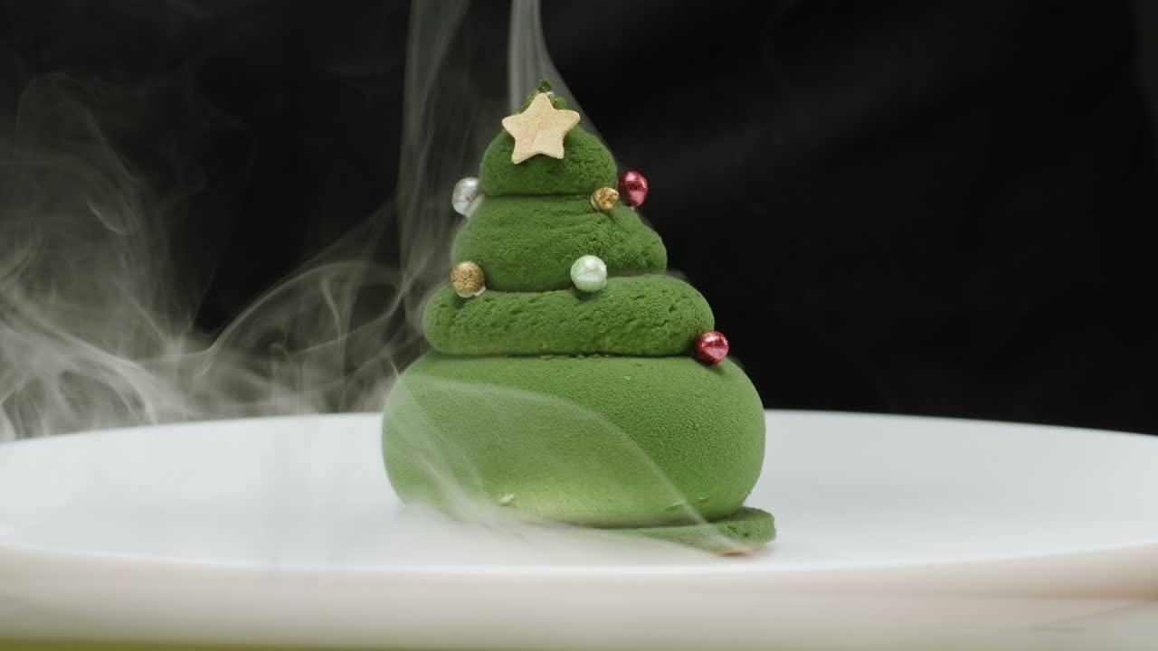 Smoked Christmas Tree Dessert