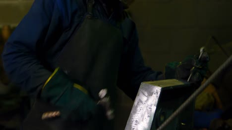 worker working in foundry workshop 4k