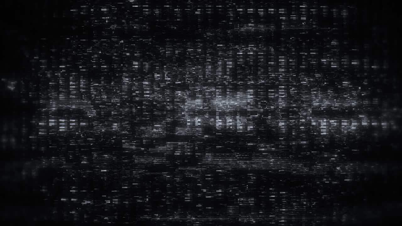 Abstract Digital Glitch and Static Interference