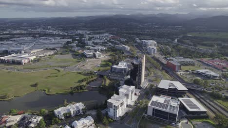 business centre and robina town centre drive in gold coast, queensland