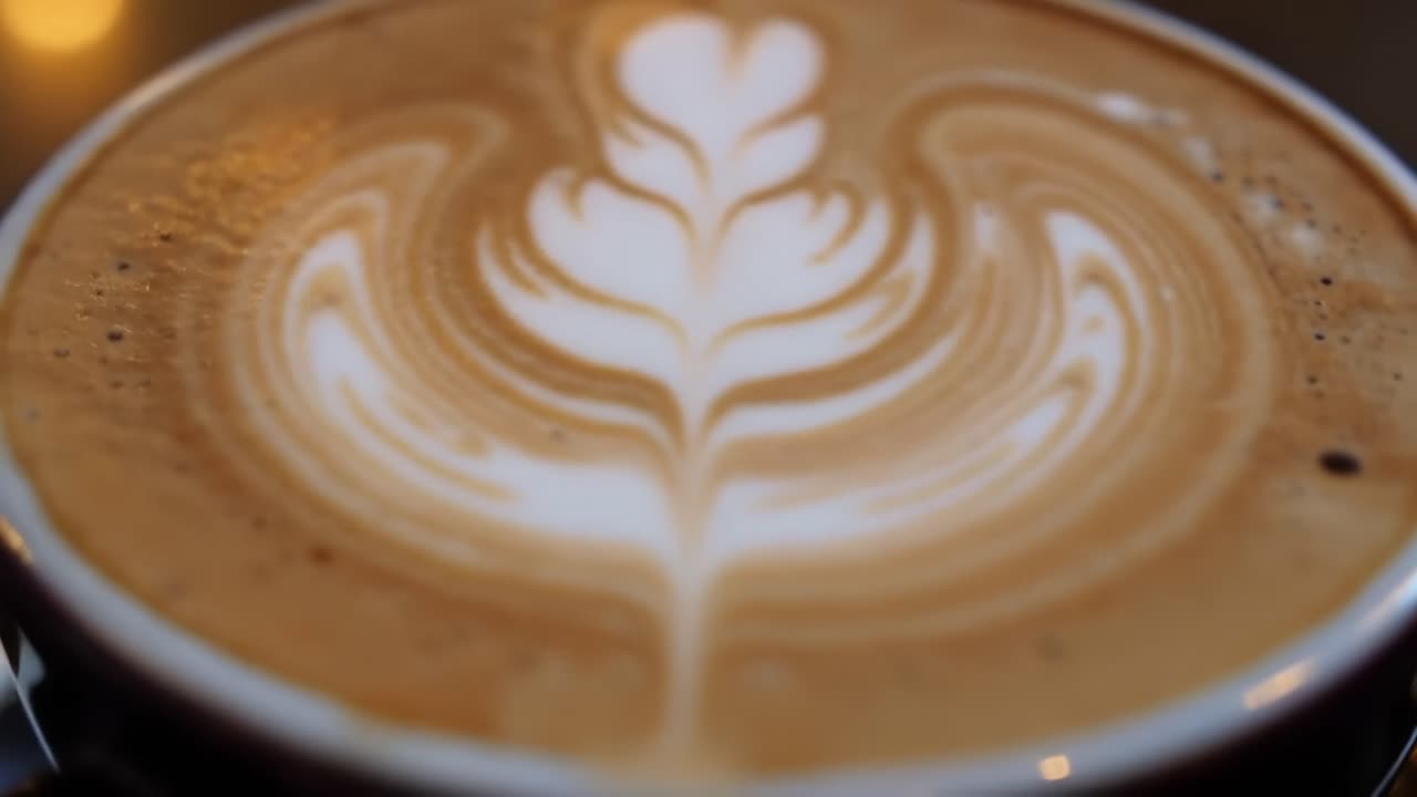 Delightful Coffee Art: Captivating Latte Designs with Stunning Milk Foam Patterns Showcasing the Skill of Baristas in Every Sip of Your Favorite Beverage
