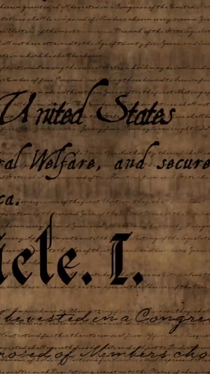 Written constitution of the United States 4k