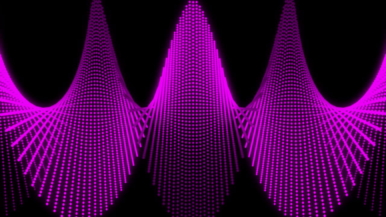 Pink color Dot Shape Pattern animation motion graphics