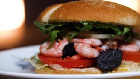 shrimp burger