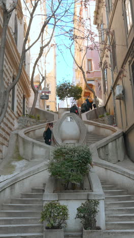 spiral stairs in istanbul