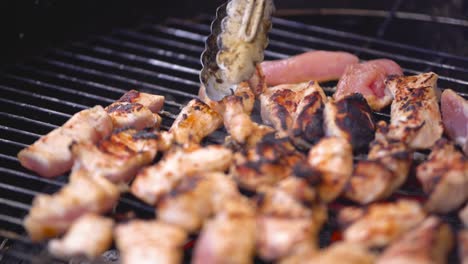 grilled chicken on barbecue grill