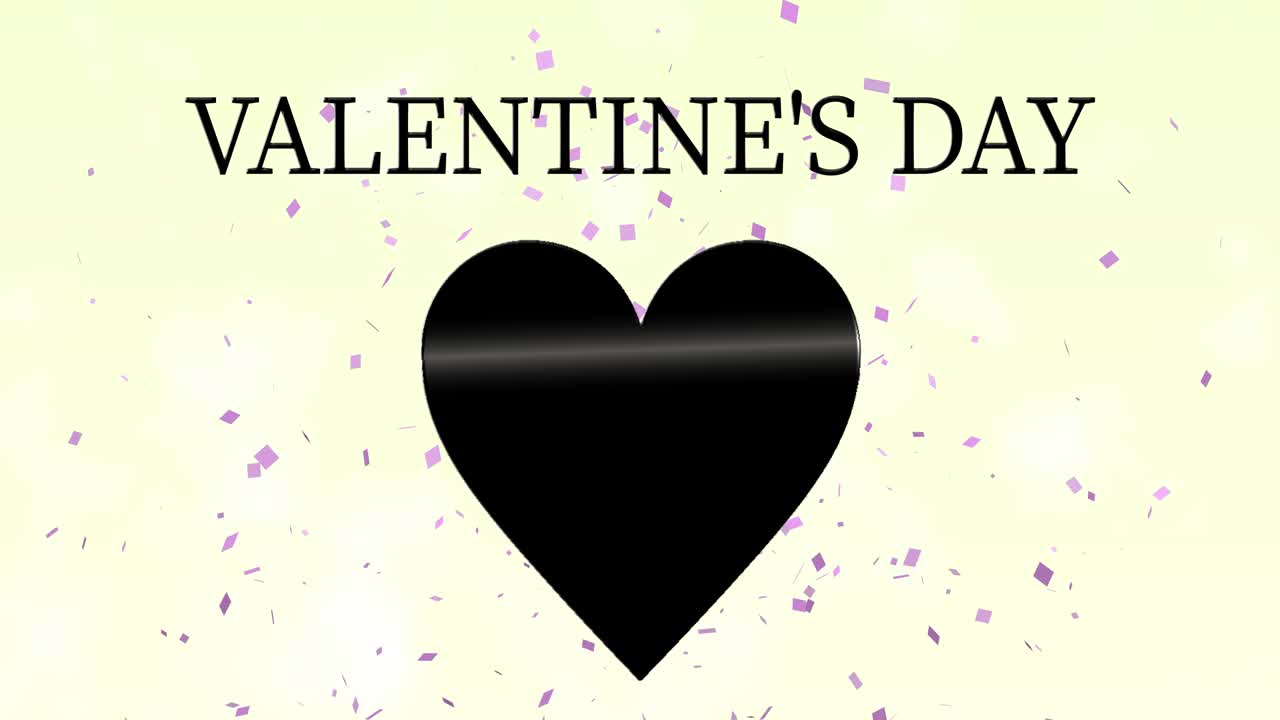 mensaje de valentín texto animación gráficos de movimiento